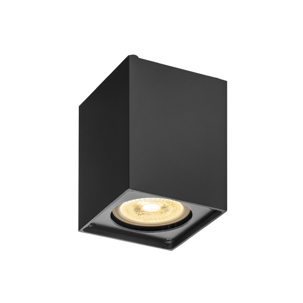 SLV 1002216 ALTRA DICE, Indoor Wand- und Deckenaufbauleuchte, QPAR51, schwarz