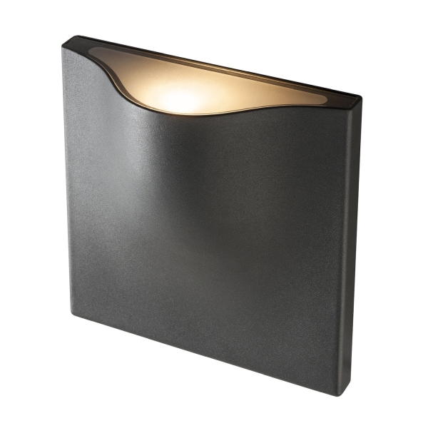 SLV 1002504 VILUA L, Outdoor Wandaufbauleuchte anthrazit 3000 K IP54 100° 810 lm