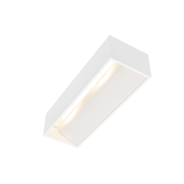SLV 1002844 LOGS IN L Indoor LED Wandaufbauleuchte weiß 3000 K TRIAC dimmbar