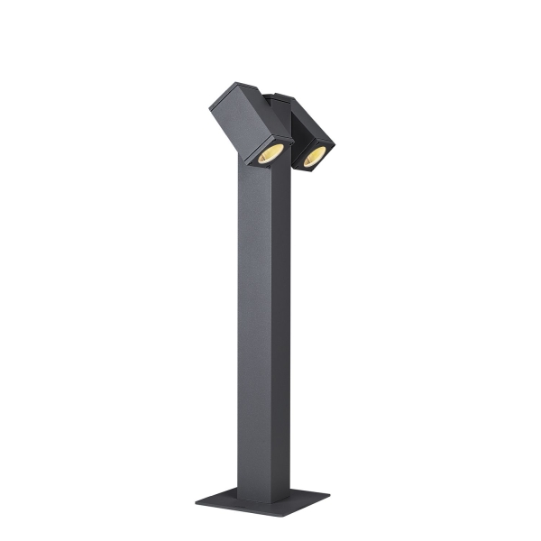 SLV 1002871 THEO PATHLIGHT, double, QPAR51 Outdoor Stehleuchte, anthrazit