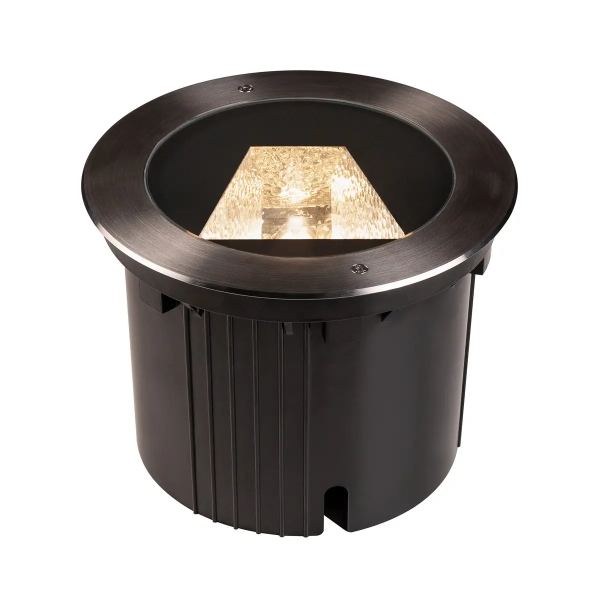 SLV 1002893 DASAR® 270, Outdoor LED Bodeneinbauleuchte, 3000 K, rund, IP67, asymmetrische Abstrahlung