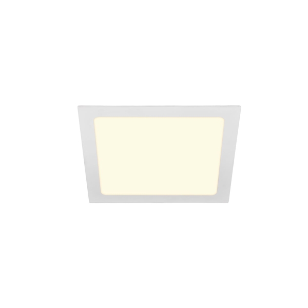 SLV 1003013 SENSER 24, Indoor LED Deckeneinbauleuchte eckig weiß 3000 K