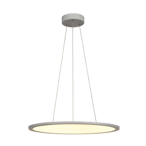 SLV 1003046 PANEL 60, DALI, Indoor LED Pendelleuchten rund grau 3000 K