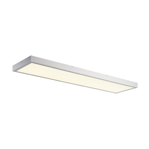 SLV 1003055 PANEL, DALI, Indoor LED Deckenaufbauleuchten 1200x300 mm grau 4000 K