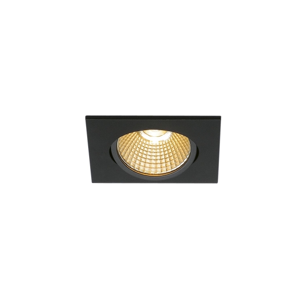 SLV 1003068 NEW TRIA 68 Indoor LED Deckeneinbauleuchte schwarz 2700K eckig