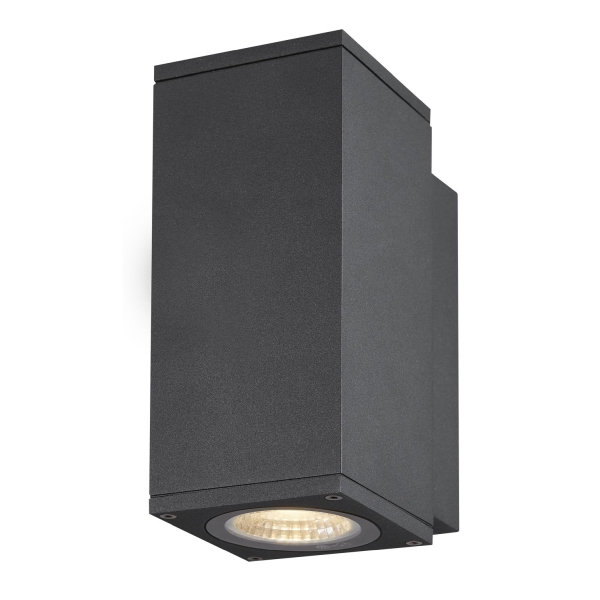SLV 1003416 ENOLA SQUARE S, single Outdoor LED Wandaufbauleuchte anthrazit