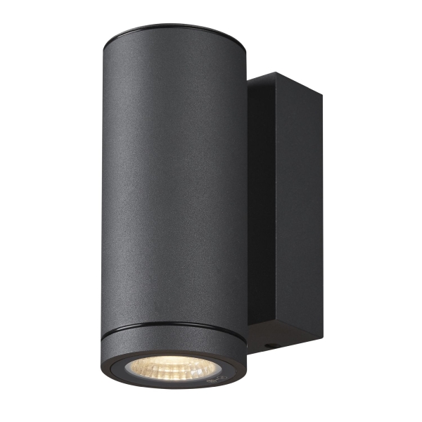 SLV 1003422 ENOLA ROUND S, single Outdoor LED Wandaufbauleuchte anthrazit