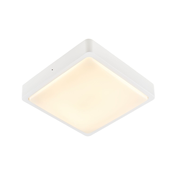 SLV 1003449 AINOS, Outdoor LED Wand- und Deckenaufbauleuchte weiß CCT switch 3000/4000 K