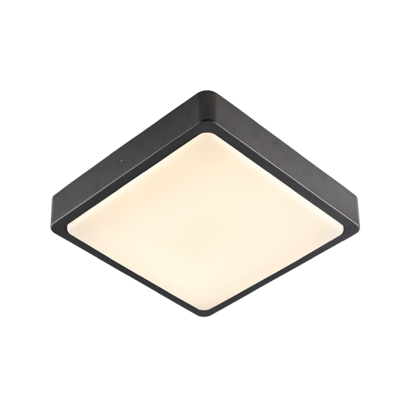 SLV 1003450 AINOS, Outdoor LED Wand- und Deckenaufbauleuchte anthrazit CCT switch 3000/4000 K