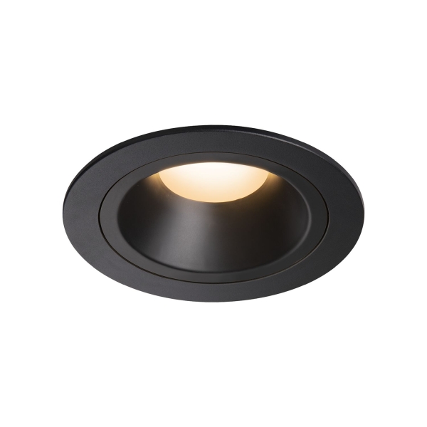 SLV 1003847 NUMINOS® M DL, Indoor LED Deckeneinbauleuchte schwarz/schwarz 2700 K 55°