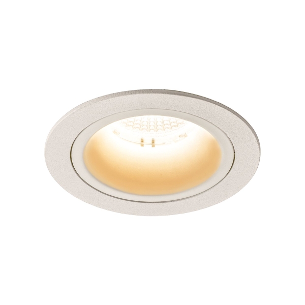 SLV 1003854 NUMINOS® M DL, Indoor LED Deckeneinbauleuchte weiß/weiß 2700 K 20°