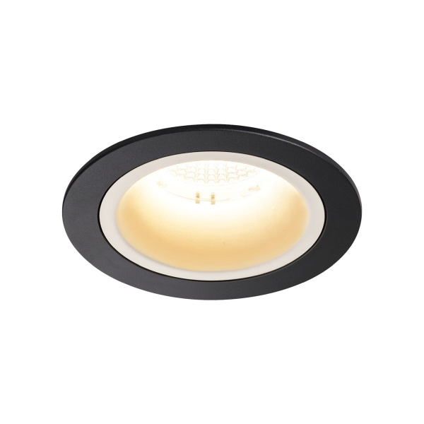 SLV 1003866 NUMINOS® DL M Indoor LED Deckeneinbauleuchte schwarz/weiß 3000K 20°