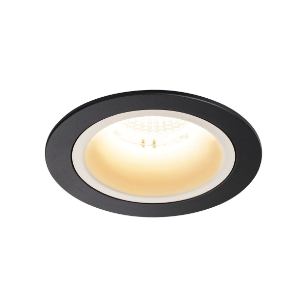 SLV 1003872 NUMINOS® M DL, Indoor LED Deckeneinbauleuchte schwarz/weiß 3000 K 55°