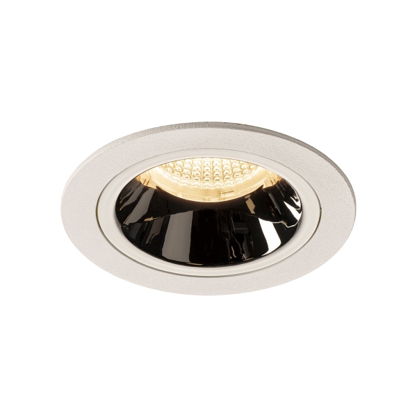 SLV 1003879 NUMINOS® DL M Indoor LED Deckeneinbauleuchte weiß/chrom 3000K 20°