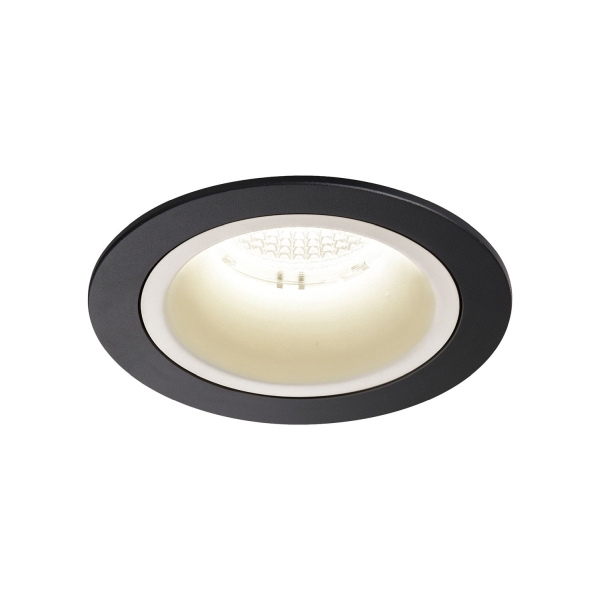 SLV 1003890 NUMINOS® M DL, Indoor LED Deckeneinbauleuchte schwarz/weiß 4000 K 20°