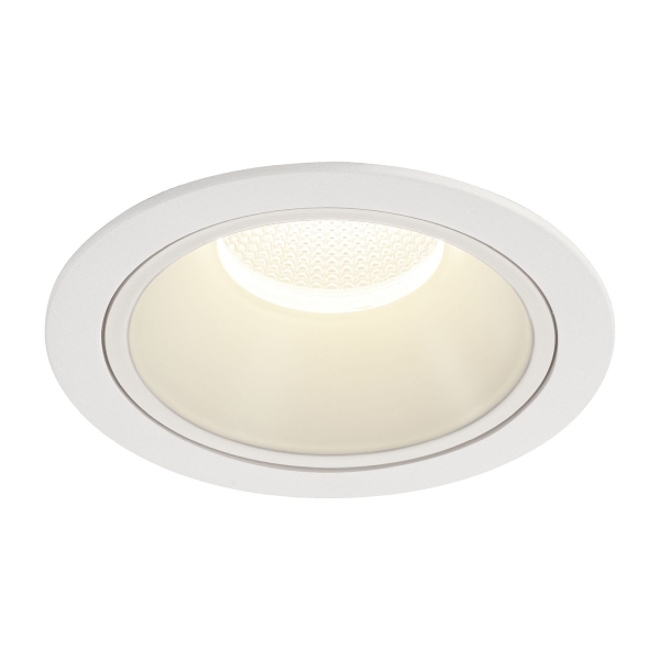 SLV 1004046 NUMINOS® XL DL, Indoor LED Deckeneinbauleuchte weiß/weiß 4000 K 20°