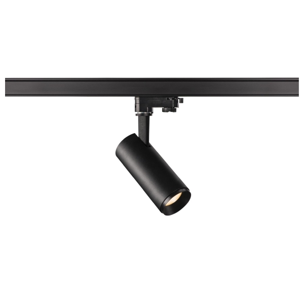 SLV 1004076 NUMINOS® S 3Ph., PHASE, 3~ Spot, zylindrisch, 2700 K, 8 W, 60°, matt schwarz