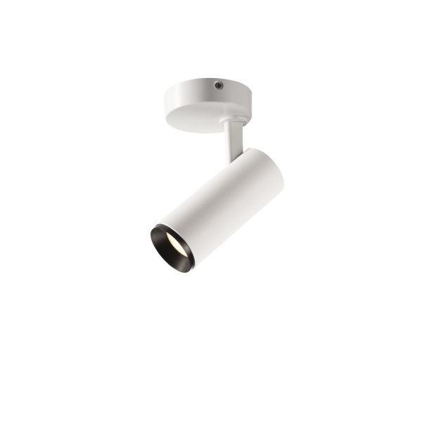 SLV 1004118 NUMINOS® S CW, PHASE, Deckenaufbauleuchte, 4000 K, 8 W, 24°, matt weiß / matt schwarz