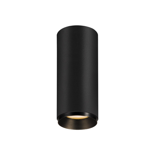 SLV 1004123 NUMINOS® S CL, PHASE, Deckenaufbauleuchte, 2700 K, 8 W, 36°, matt schwarz