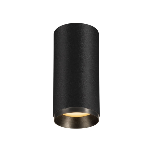 SLV 1004220 NUMINOS® M CL, PHASE, Deckenaufbauleuchte, 2700 K, 14 W, 60°, matt schwarz