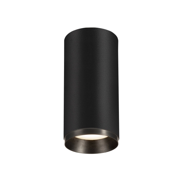 SLV 1004234 NUMINOS® M CL, PHASE, Deckenaufbauleuchte, 4000 K, 14 W, 24°, matt schwarz