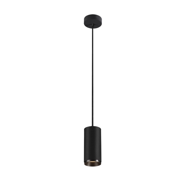 SLV 1004244 NUMINOS® M PD, PHASE, Pendelleuchte, Pendellänge 250 cm, 2700 K, 14 W, 60°, matt schwarz