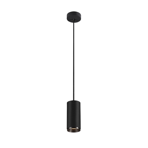 SLV 1004252 NUMINOS® M PD, PHASE, Pendelleuchte, Pendellänge 250 cm, 3000 K, 14 W, 60°, matt schwarz