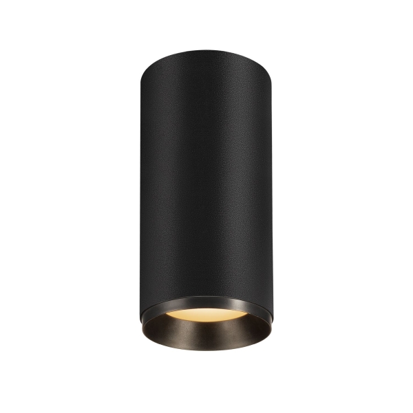 SLV 1004315 NUMINOS® L CL, PHASE, Deckenaufbauleuchte, 2700 K, 20 W, 36°, matt schwarz