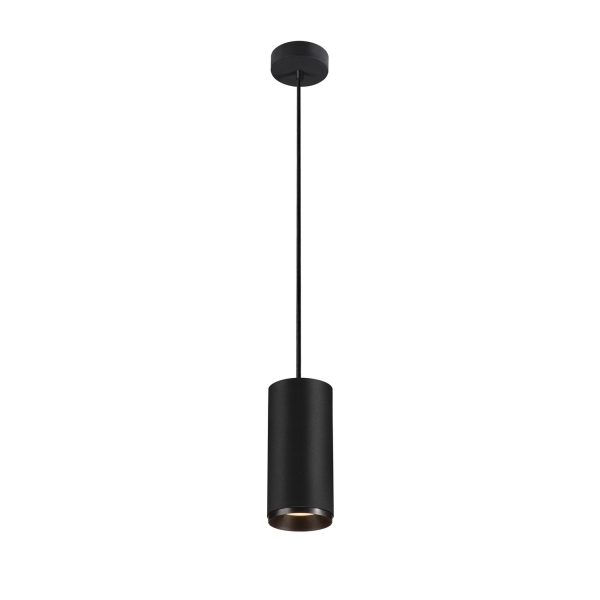 SLV 1004347 NUMINOS® L PD, PHASE, Pendelleuchte, Pendellänge 250 cm, 3000 K, 20 W, 36°, matt schwarz