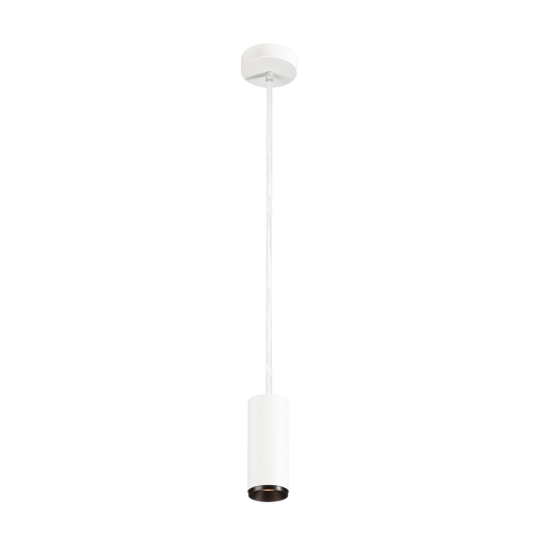 SLV 1004439 NUMINOS® PD DALI S Indoor LED Pendelleuchte weiß/schwarz 2700K 36°