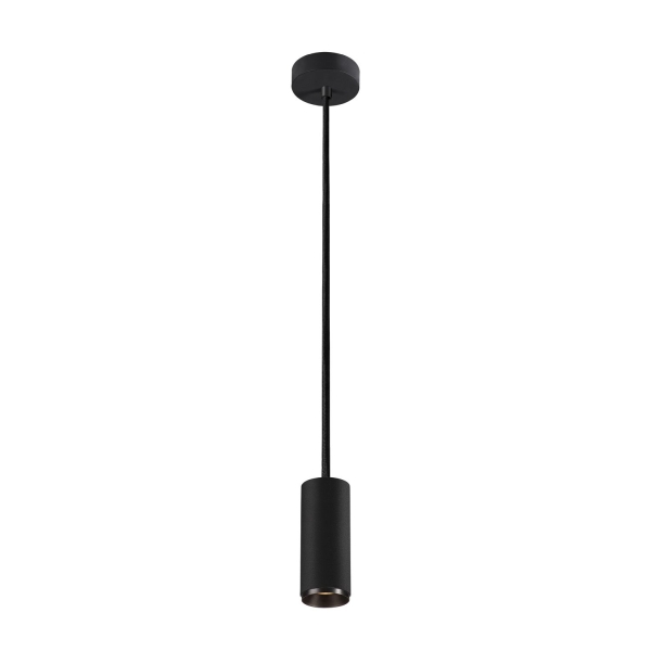 SLV 1004443 NUMINOS® S PD, DALI, Pendelleuchte, Pendellänge 250 cm, 3000 K, 7,8 W, 36°, matt schwarz