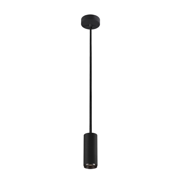 SLV 1004451 NUMINOS® S PD, DALI, Pendelleuchte, Pendellänge 250 cm, 4000 K, 7,8 W, 36°, matt schwarz