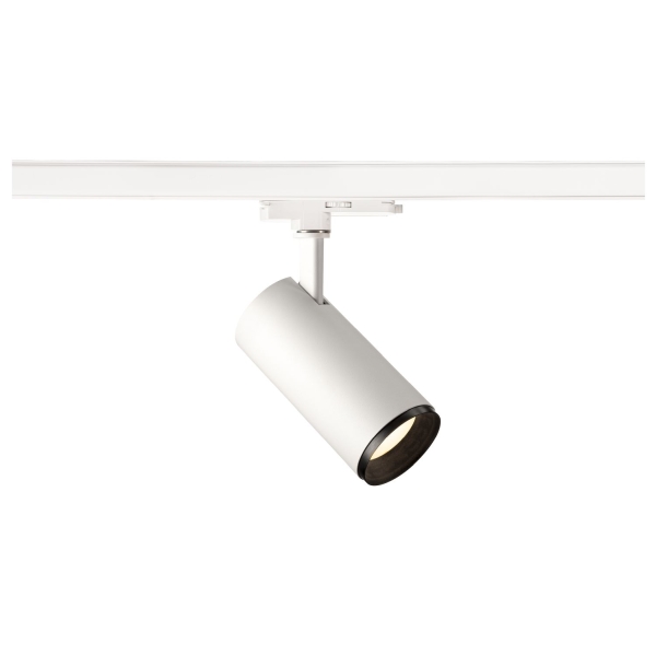 SLV 1004479 NUMINOS® M 3Ph., DALI, 3~ Spot, zylindrisch, 4000 K, 13 W, 36°, matt weiß / matt schwarz