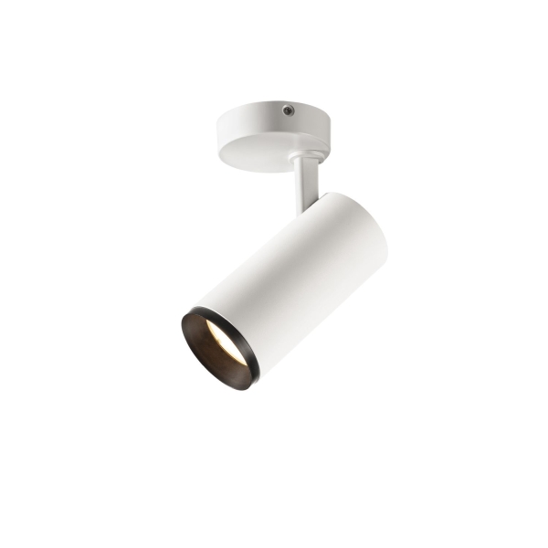 SLV 1004496 NUMINOS® M SPOT, DALI, Deckenaufbauleuchte, 3000 K, 13 W, 60°, matt weiß / matt schwarz
