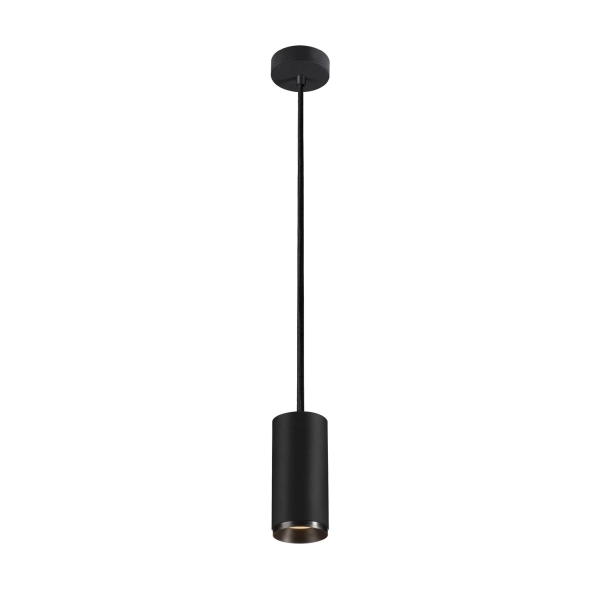 SLV 1004532 NUMINOS® M PD, DALI, Pendelleuchte, Pendellänge 250 cm, 2700 K, 13 W, 60°, matt schwarz