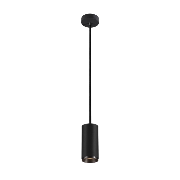 SLV 1004540 NUMINOS® M PD, DALI, Pendelleuchte, Pendellänge 250 cm, 3000 K, 13 W, 60°, matt schwarz