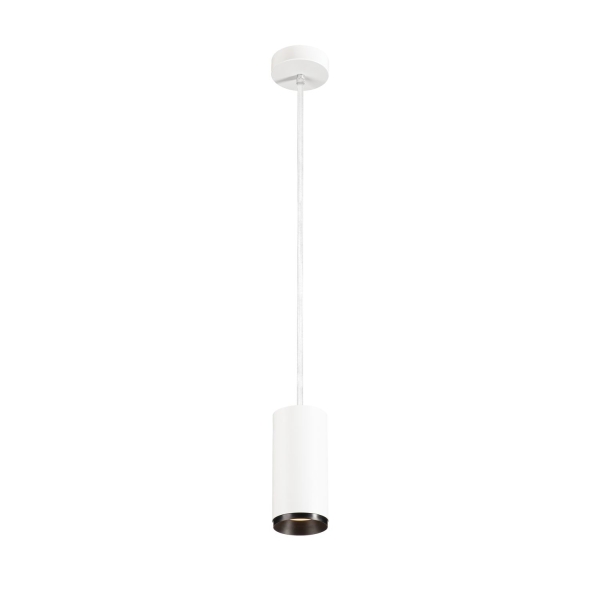 SLV 1004544 NUMINOS® PD DALI M Indoor LED Pendelleuchte weiß/schwarz 3000K 60°