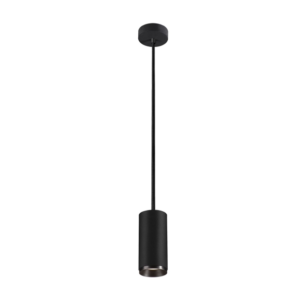 SLV 1004548 NUMINOS® M PD, DALI, Pendelleuchte, Pendellänge 250 cm, 4000 K, 13 W, 60°, matt schwarz