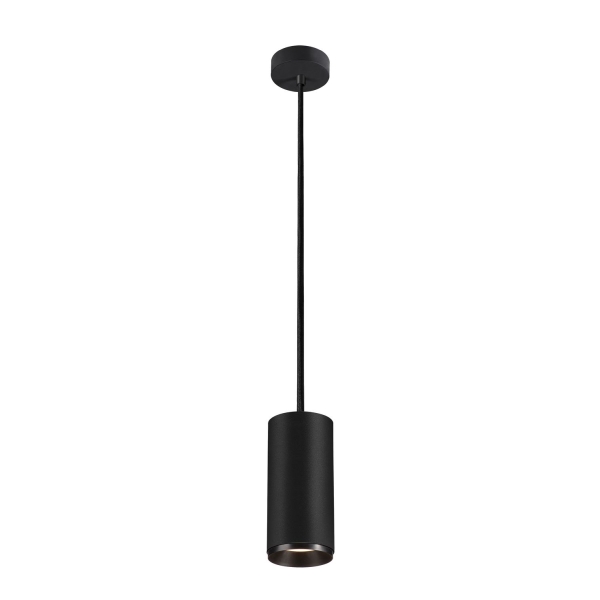 SLV 1004642 NUMINOS® L PD, DALI, Pendelleuchte, Pendellänge 250 cm, 4000 K, 19 W, 24°, matt schwarz