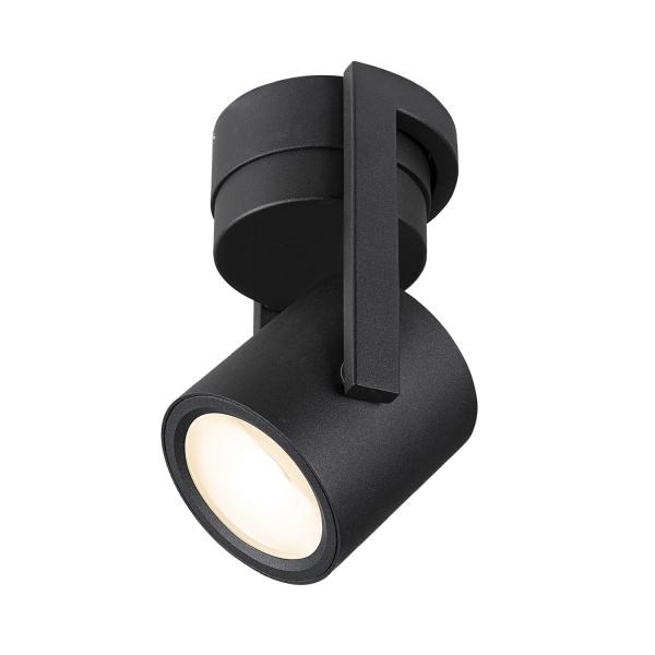 SLV 1004664 OCULUS, Indoor LED Wand- und Deckenaufbauleuchte schwarz DIM-TO-WARM 2000-3000 K