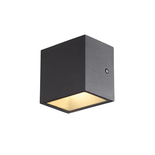 SLV 1005148 SITRA S, LED Outdoor Wandaufbauleuchte, anthrazit, CCT switch 3000/4000 K