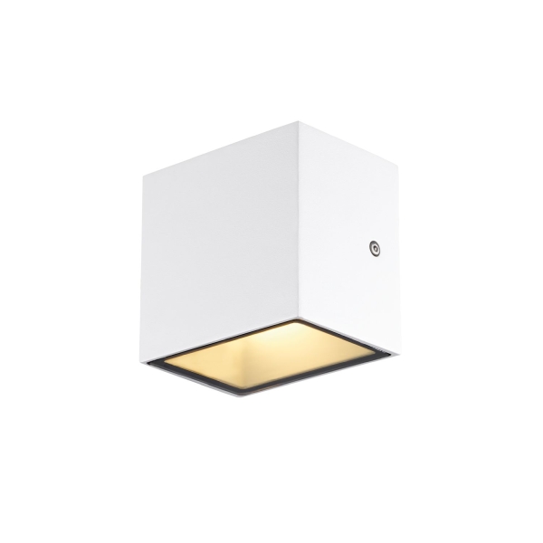 SLV 1005149 SITRA S, LED Outdoor Wandaufbauleuchte, weiss, CCT switch 3000/4000 K