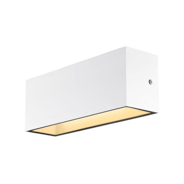 SLV 1005156 SITRA L, LED Outdoor Wandaufbauleuchte, weiss, CCT switch 3000/4000 K