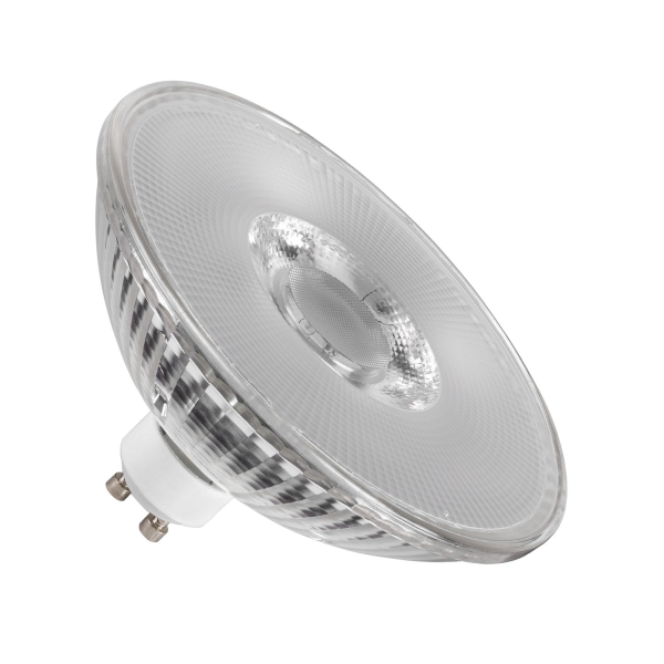 SLV 1005274 QPAR111 GU10, LED Leuchtmittel transparent 8 W 2700 K CRI 90 38°
