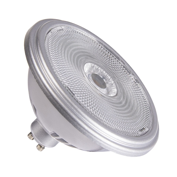 SLV 1005277 QPAR111 GU10 LED Leuchtmittel silber 12,5W 2700K CRI90 60°