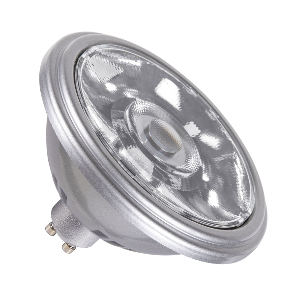 SLV 1005281 QPAR111 GU10 LED Leuchtmittel silber 12,5W 4000K CRI90 10°