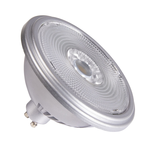 SLV 1005282 LED QPAR111 GU10 Leuchtmittel silber PHASE 125 W 4000 K CRI 90 30°