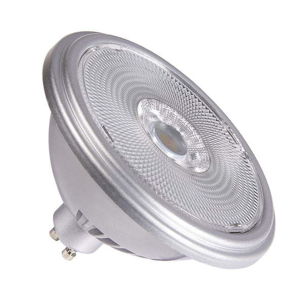 SLV 1005282 QPAR111 GU10 LED Leuchtmittel silber 12,5W 4000K CRI90 30°