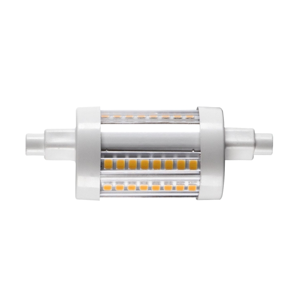 SLV 1005287 QT DE12 R7S 78mm LED Leuchtmittel transparent 9W 3000K CRI90 330°