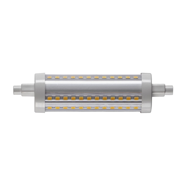 SLV 1005288 QT DE12 R7S 118 mm, LED Leuchtmittel transparent 15 W 3000 K CRI 90 330°